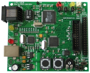 Платка с лан интерфейс за LPC2124 ARM7TDMI-S микроконтролер