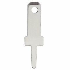 PC quick-fit male vert. terminal 2.8mm