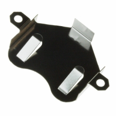 Coin cell PC battery holder, hor. for CR2450,SMD