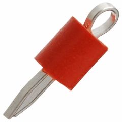 Thru-hole mount test point - red, miniature