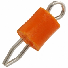 Thru-hole mount test point - orange, miniature