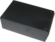 plastic box 110х72х51 black