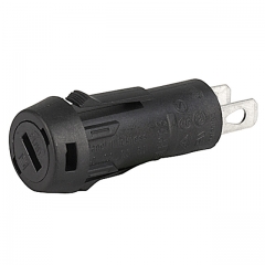 Fuse holder 5 x 20 mm, Shock-Safe; Panel Mount/ Snap-in; Fingergrip Cap; IEC 60335-1; IP40
