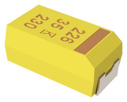 SMD Tantalum Capacitor, 100 µF, 16 V, Case D, 0.7 Ohm, T491 Series, ± 10%, 7.3x4.3x2.8mm