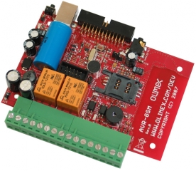 Development board with ATMEGA32 and 3 band GSM GPRS module 850/900/1800MHZ