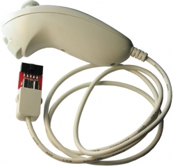 Wii Nunchuck controller with ICSP connector 