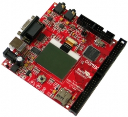 MPS430F5438 starterkit development board with NOKIA3310 graphics LCD, RS232, USB, AUDIO, SD-MMC CARD, Joystick