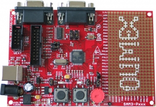 процесорна развойна платка за ATSAM3S4BA microcontroller