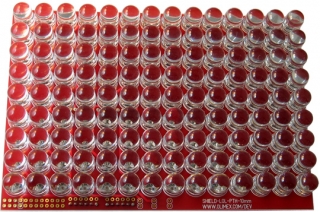 Lot Of LEDs shields with 10mm LEDs in red