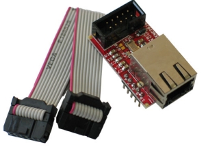 Development board with UEXT connector and 10 MBit ENC28J60 Ethernet controller