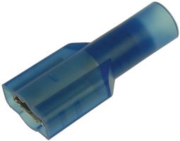 Quick slide butted seam terminal 6.3mm, insulated
