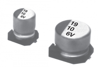 Electrolytic capacitor, Low Height, 20%, -40~85°C,  D6.3xL5.0mm, base 6.6x6.6mm