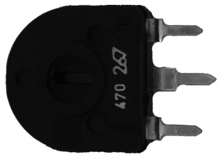 0.25W; lin;15o15mm; hor. reg. screwdriver; P=5mmx2