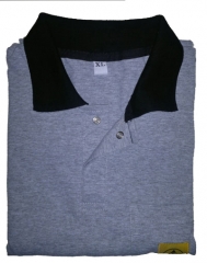 ESD Polo shirt, grey, size M