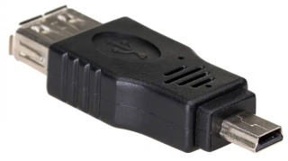 Adapter Akyga AK-AD-07 USB A (f) / mini USB B (m) OTG