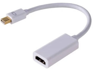 Converter adapter with cable Akyga AK-AD-38 mini DisplayPort (m) / HDMI (f) 15cm