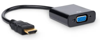 Converter adapter with cable Akyga AK-AD-42 HDMI (m) / VGA (f) 15cm