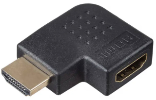 Adapter 90° Akyga AK-AD-45 HDMI (m) / HDMI (f) side left angle
