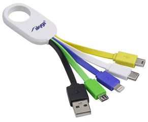 Adapter cable USB 5in1 Akyga AK-AD-51 USB A / USB type C / micro USB B / mini USB B / Thunderbolt