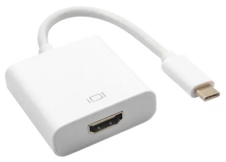 Converter adapter with cable Akyga AK-AD-53 type C (m) / HDMI (f) 15cm