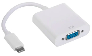 Converter adapter with cable Akyga AK-AD-55 USB type C (m) / VGA (f) 15cm