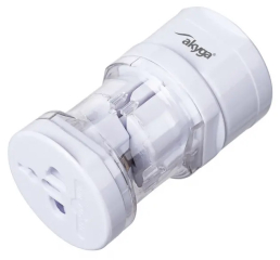 Travel Adapter AC Akyga AK-AD-61 worldwide white