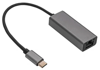 Adapter with cable Akyga AK-AD-65 network card USB type C (m) / RJ45 (f) 10/100/1000 ver. 3.0 15cm