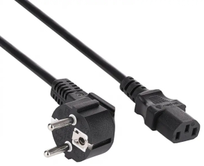 Power Cable Akyga AK-PC-08C CU 3x1mm? CEE 7/7 / IEC C13 10m