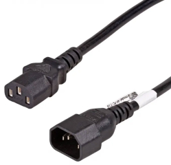 Extension Power Cable Akyga AK-PC-11A CCA 3x0.5mm? IEC C13 / IEC C14 5 m