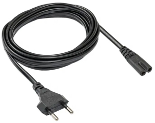 Power Cable for Notebook Akyga AK-RD-01A Eight CCA CEE 7/16 / IEC C7 1.5 m