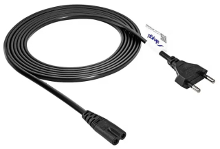 Figure Eight Power Cable Akyga AK-RD-02A CCA 2x0.5mm? CEE 7/16 / IEC C7 3 m