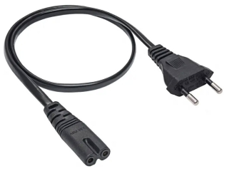 Power Cable for Notebook Akyga AK-RD-04A Eight CCA 2x0.5mm2 CEE 7/16 / IEC C7 0.5 m