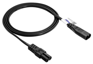 Figure Eight Extension Power Cable Akyga AK-RD-08A CCA 2x0.5mm? IEC C7 / IEC C8 1.5m