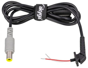 Power cable for notebooks Akyga AK-SC-09 7.9 x 5.5 mm  + pin IBM 1.2m