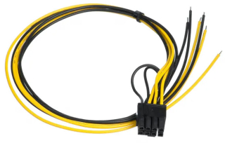 Service cable for PC PSU Akyga AK-SC-20 PCI-E 6-2 pin (m) 45 cm