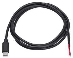 USB type C (m) cable open version Akyga AK-SC-38 1m black