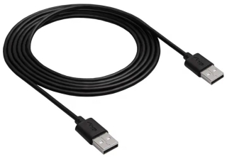 Cable USB Akyga AK-USB-11 USB A (m) / USB A (m) ver. 2.0 1.8m