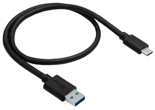 Cable USB Akyga AK-USB-24 USB A (m) / USB type C (m) ver. 3.1 0.5m