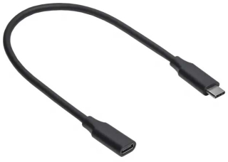 Cable USB Akyga AK-USB-32 USB type C (f) / USB type C (m) ver. 3.1 0.3m
