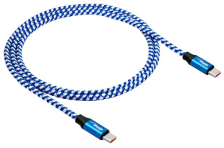 Cable USB Akyga AK-USB-37 USB type C (m) / USB type C (m) ver. 2.0 100W 1.0m