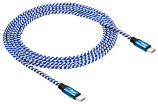 Cable USB Akyga AK-USB-38 USB type C (m) / USB type C (m) ver. 2.0 100W 1.8m