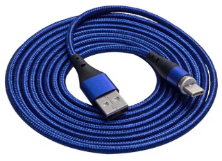 Cable USB Akyga AK-USB-43 USB type A (m) / USB type C (m) magnetic ver. 2.0 2.0m