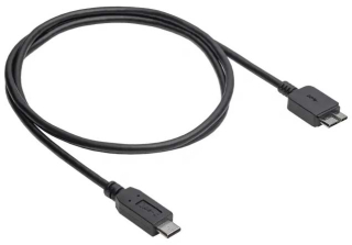 Cable USB Akyga AK-USB-44 micro USB B (m) / USB type C (m) ver. 3.1 1.0m
