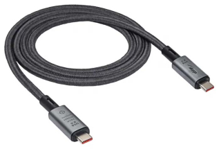 Cable USB Akyga AK-USB-45 USB type C (m) / USB type C (m) ver. 4.0 240W 40Gbps 1m