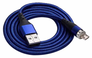Cable USB Akyga AK-USB-47 USB A (m) / micro USB B (m) magnetic ver. 2.0 1.0m