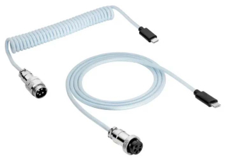 Cable USB Akyga AK-USB-49 USB type C (m) / USB type C (m) Coiled Aviator ver. 2.0 3m
