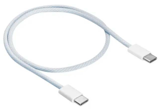 Cable USB Akyga AK-USB-50 USB type C (m) / USB type C (m) for iPhone 15 Braided ver. 2.0 60W 0.5m