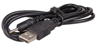 DC Cable Akyga AK-DC-02 CU USB A (m) / 2.5 x 0.7 mm (m) 0.8 m