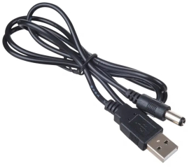 DC Cable Akyga AK-DC-04 CU USB A (m) / 5.5 x 2.5 mm (m) 0.8 m