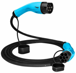 Cable for electric cars Akyga AK-EC-16 Type2 / Type2 3-phases 32A 22kW 6m